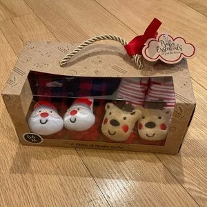 Baby👶🏼Rattle Socks🎄Christmas